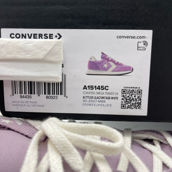 Converse Star Chevron WMNS OMEGA TRAINER OX ALTITUDE LILAC/VINTAGE Sneakers - Picture 16 of 16